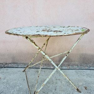 Table Pliante ronde en fer