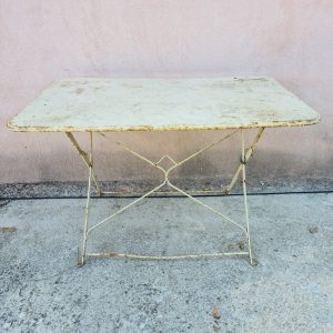 Table pliante rectangle en tôle