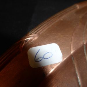 Baleiette de table cuivre 1900