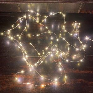 Guirlande à lumière fixe, blanc chaud