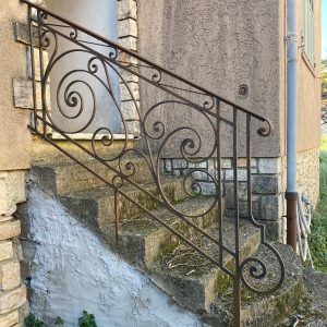 Rambarde d'escalier en fer H80 x L175