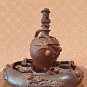 Service Calvados en terre cuite