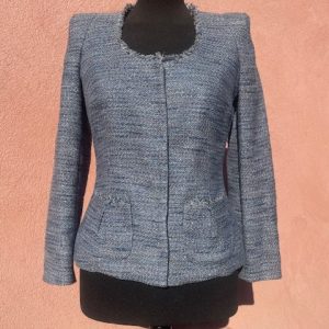 Veste Zapa taille 36, 62% coton, 35% lin, 3%polyamide
