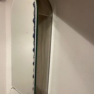 Vitrine à pharmacie en inox plein cintre H70